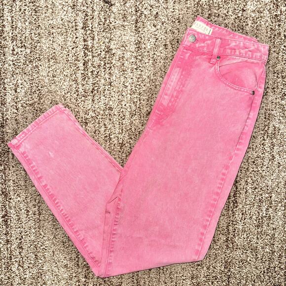 Harper Heritage Women's Kick Crop Hot Pink Denim Jeans Size 28 - Picture 1 of 11